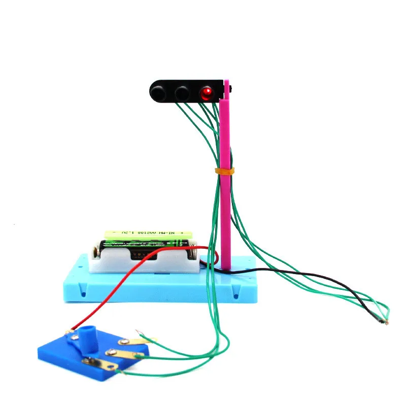traffic light Science educational toy DIY handmade Scientific experiments Discovery Toys science kits best gifts for kids child