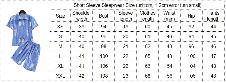 Short sleeve size
