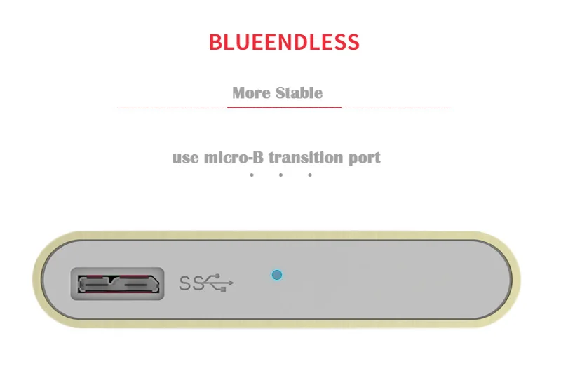 Blueendless HDD 1 ТБ экстерно HD 1 ТБ Disco Дуро экстерно Disque мажор Externe 1to Портативный жесткий диск 1 ТБ жесткий диск 250 320 500 ГБ