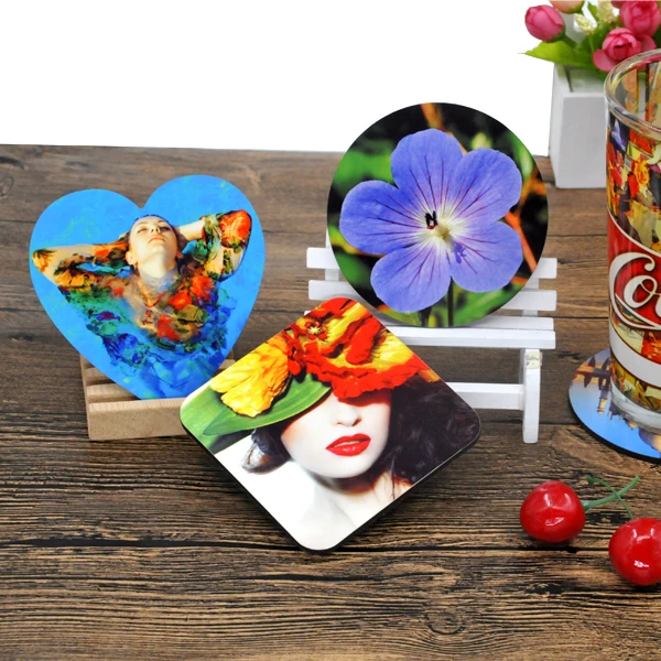 

10pcs/lot DIY sublimation blank Wooden coaster kitchen accessories mat cup bar mug drink pads Captain square hardboard Coaster