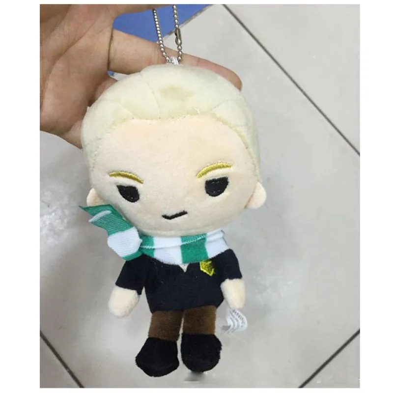 2017 New Harry Potter Plush Pendants Toys Dolls Lovely Malfoy Hermione Dobby Owl Hedwig Key Bag Pendants Dolls 6pcslot 10-12cm (9)