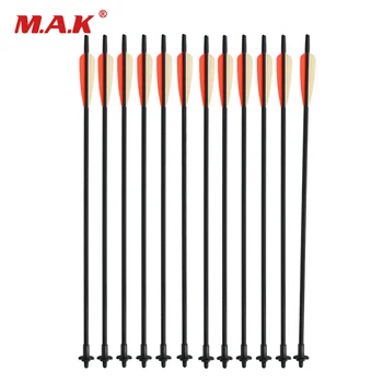 

60cm Crossbow Release Bolt Arrow Diameter 9mm for Bow and Arrow Archery Hunting Shooting