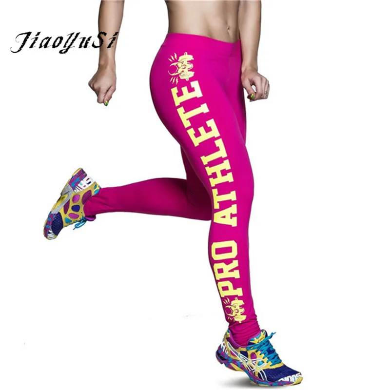 

Plus size S-XXXXL Smooth Women Fitness Leggings Letters Pro Athlete Digital Printed Ankle-length Low Waist Capris Pants legging