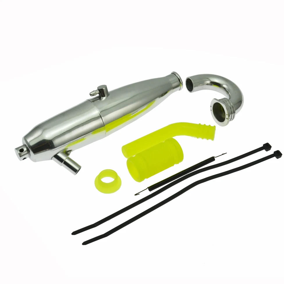 Aluminum Exhaust Pipe Set For HSP 1/8 Scale RC carin Parts