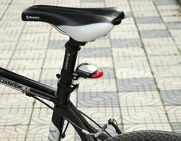 Top 2 LED 3 Modes Bright Solar Energy Power Bike Mountain Bicycle Red LED Tail Rear Light Outdoor Sports Cycling Lamp MBI-21 8