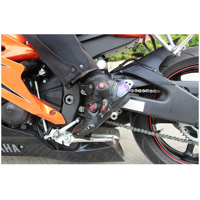 Pro-biker Motorcycle Shoes Motocross Racing Boots Motorbike Leather Waterproof Size EU 40-45 A9001 SWX Brand MOTO