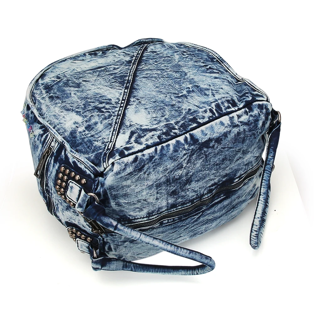 Сумка женская повседневная из джинсовой ткани|denim bags women|trapeze bagtote bag |