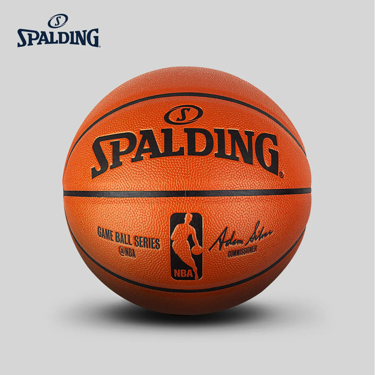 

Original SPALDING Standard Basketball PU No. 7 Men Basketbol Ball 74-570Y Baloncesto basketball