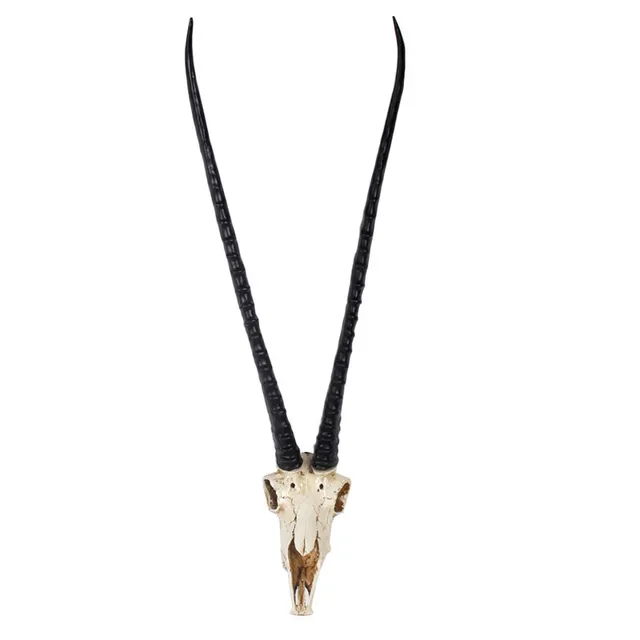P Flame Antelope Head Skull Resin Home Decoration Handicraft G P Flame Antelope Head Skull Resin Home Decoration Handicraft G Artesanato Sculpture Modern Wall