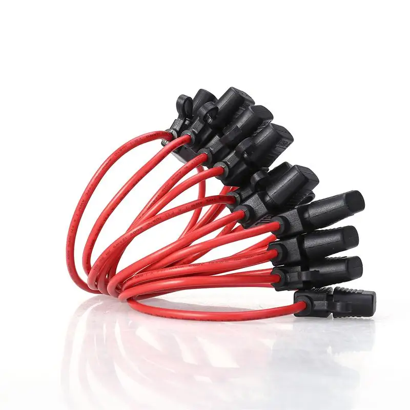 

10Pcs 40A In-line Blade Small Fuse Holder for Car Boat Truck Auto 12 AWG Cable