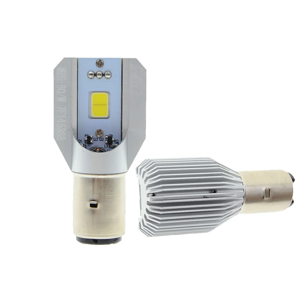 

M2S Motorcycle LED Headlight Bulbs 6W x2 800LM 6000K Hi Lo Beam All In One Lamp Scooter Headlights for YAMAHA motorcycle