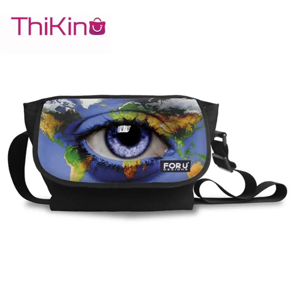 

Thikin 2019 New Leisure Crossbody Bag for High Student Cute Animals Zipper Schoolbag for Kids Messenger Bag