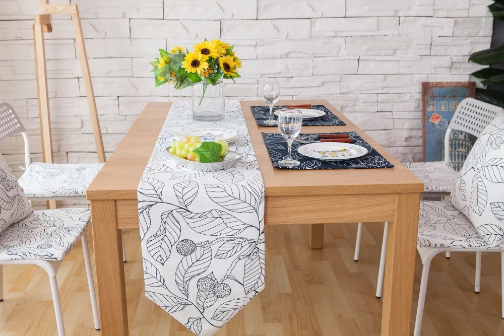 Pastoral Table Runner Modern chemin de table Table Runners for Wedding Party camino de mesa tafelloper Placemat Kitchen Wares