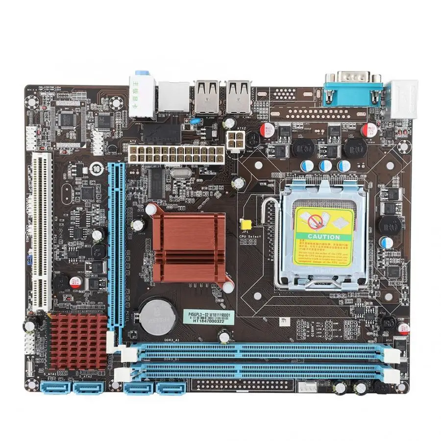 P45 DDR3 1066/1333 МГц настольный компьютер материнская плата для LGA 771/775 с Батарея отличного качества