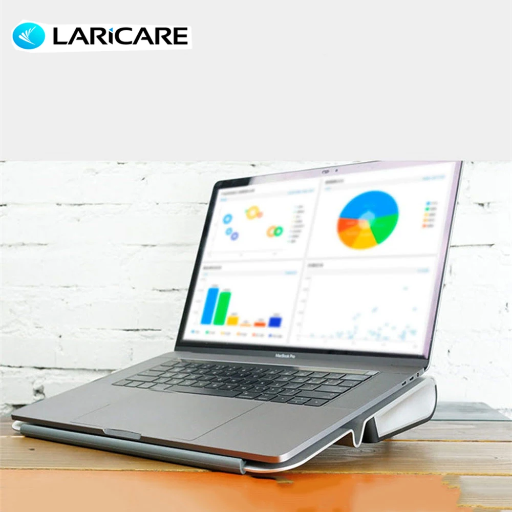 LARICARE охлаждающая подставка вентилятор для ноутбука 12-1" Macbook air pro Ноутбук lenovo Dell Hp подставка для охлаждения вытяжной вентилятор кронштейн