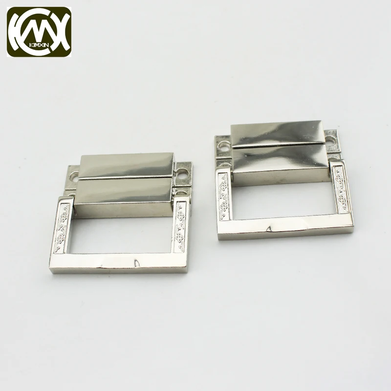 10 packages of silver lock and screw wooden box lock for high grade zinc alloy electroplating environmental and parcel post