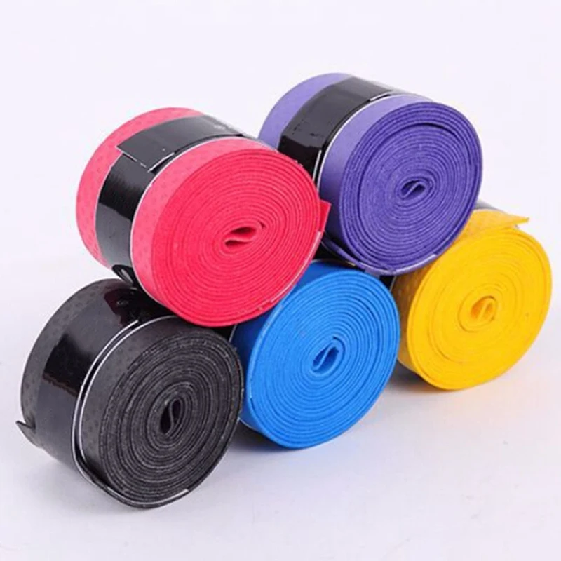 

1pcs/set Anti-slip Sport Fishing Rods Over Grip Sweat Band Tennis Overgrips Tape Badminton Racket Grips Sweatband