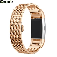 Цена по прейскуранту завода-изготовителя! Браслет из натуральной нержавеющей стали Смарт-часы ремешок для FitBit Charge 2 Прямая Высокое качество MAR13