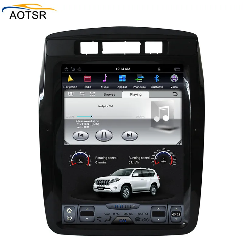Perfect Tesla Style BIG Screen Android 7.1 car gps navigation head unit For Volkswagen/VW Touareg 2010+ car radio stereo free map no dvd 6