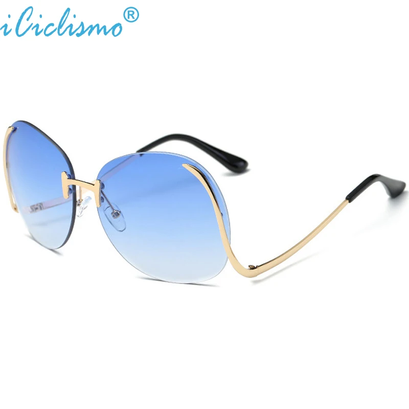 

Oversized Sunglasses Fashion Women Large Size Big Retro Mirror Sun Glasses Lady Female Vintage Brand Designer UV400 Eyewear