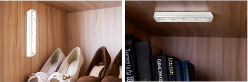 5 светодиодный s беспроводной светильник под шкаф s кухонный шкаф Wardore шкаф светильник светодиодный прикроватный ночной Светильник для спальни лампа kast verlichting