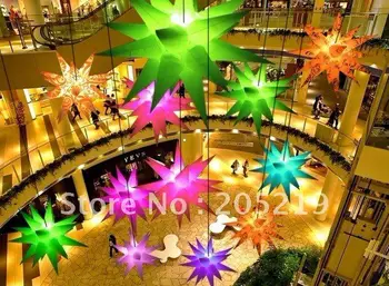 

colorful inflatable star decoration