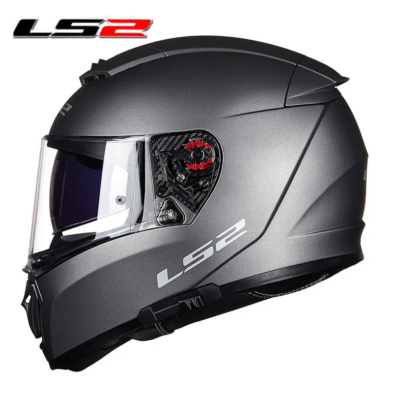 LS2 Полный лицевой шлем мото rcycle шлем casco moto capacetes de moto ciclista двойной объектив capacete FF390 - Цвет: 1