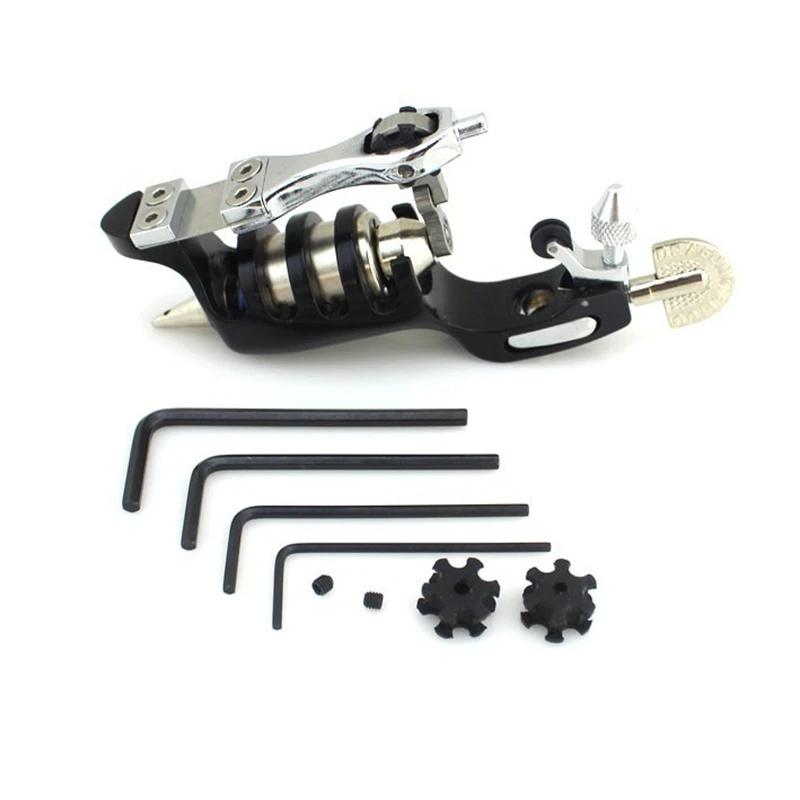 

High Quality Primus Sunskin Rotary Machine Gun Kit Taiwan Motor Black Precise Rotary Tattoo Machine Loom Tool Free Shipping