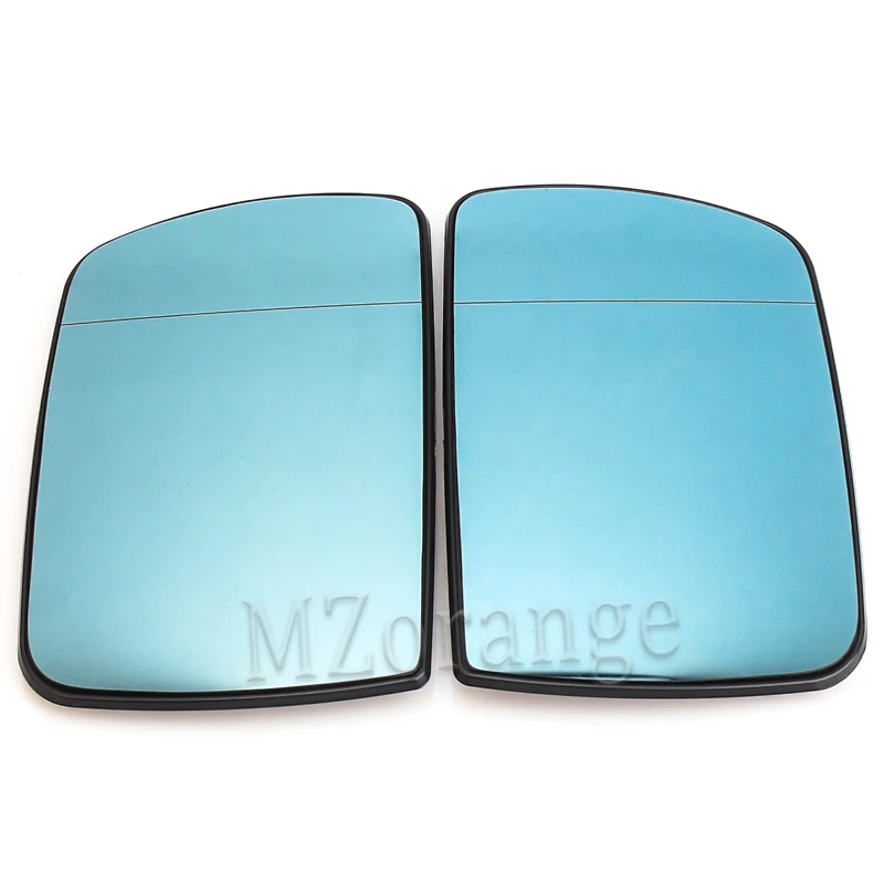 Fit BMW X5 E53 00-06 Right Side Blue Wing Mirror Glass W// Heated # 51167039598