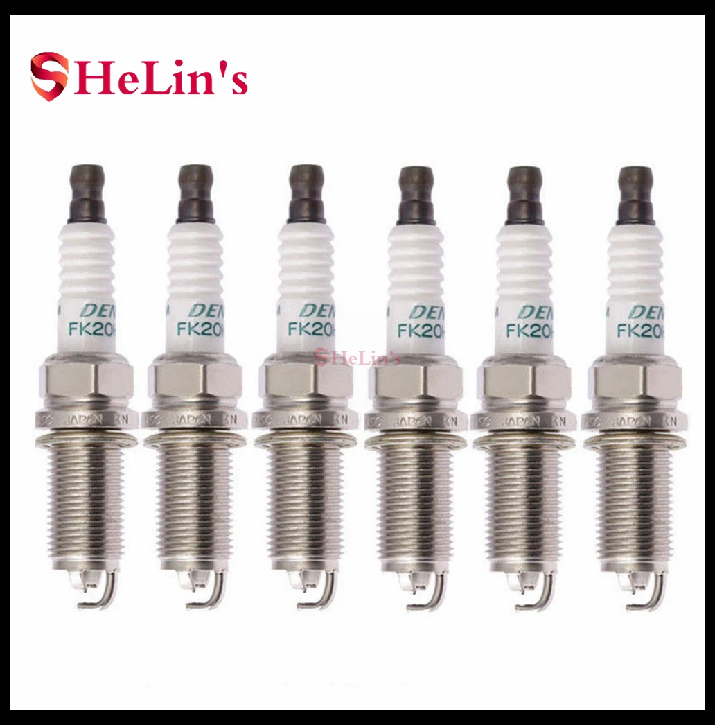 

6pcs/lot FK20HBR11 Double IRIDIUM Spark Plug For TOYOTA CROWN GRS18 GRS20 GRS21 MARK X I GRX12 II GRX13 AURION 2.5 3.0 3.5 V6