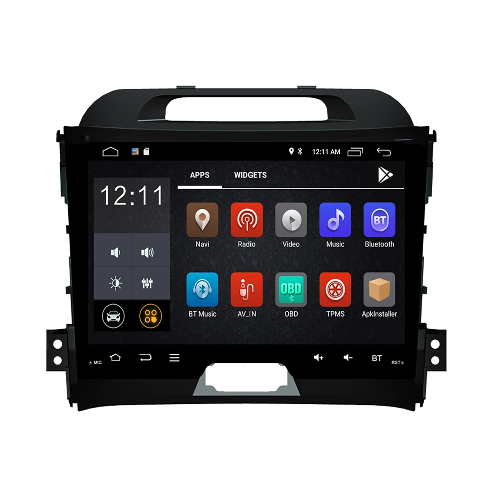 

9" IPS Android 9.0 Car Stereo 2 Din Auto Radio For Kia Sportage 2009-2015 GPS Navigation FM RDS Wifi BT Multimedia Gift Camera