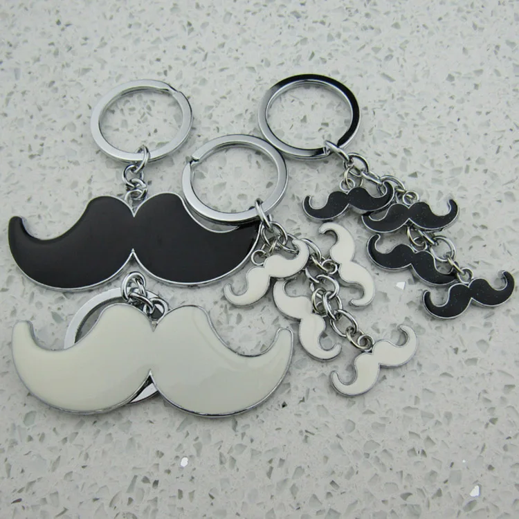 

moustache mustache keychain key ring beard key chain key holder high quality sleutelhanger portachiavi chaveiro llaveros mujer