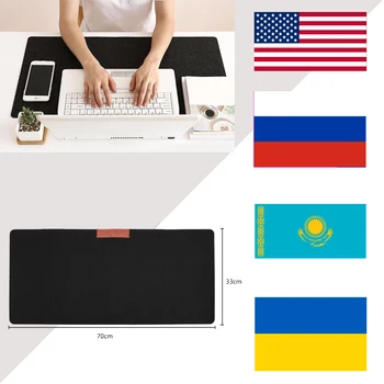 

RS Keyboard Mouse Mat Non-slip Felt Hand Warmer Foldable for Office Computer Desk Mats Laptop Pads