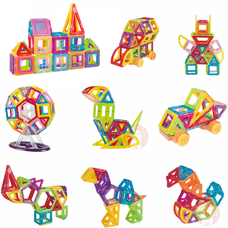 Goedkoop Magnetische Blokken Constructor Speelgoed Voor Kinderen Designer Mini Magneet Building Spel Educatief Speelgoed Voor Kinderen Jongens Meisjes Gift