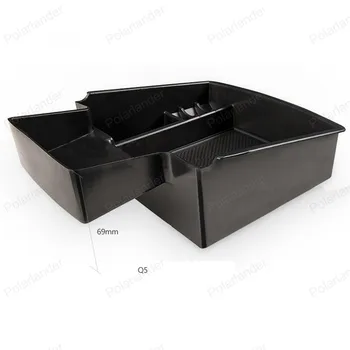 

For A/udi Q5 Dedicated partitions tray Container phone card coin Holder Car Organizer Accessories armrest storage box