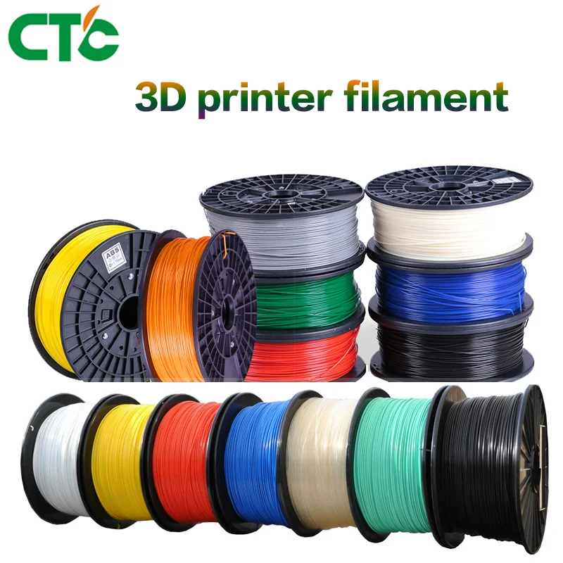 

CTC 3D Printer Filament PLA 1KG 1.75mm Plastic Rubber Consumables Material For 3D Printing Materials