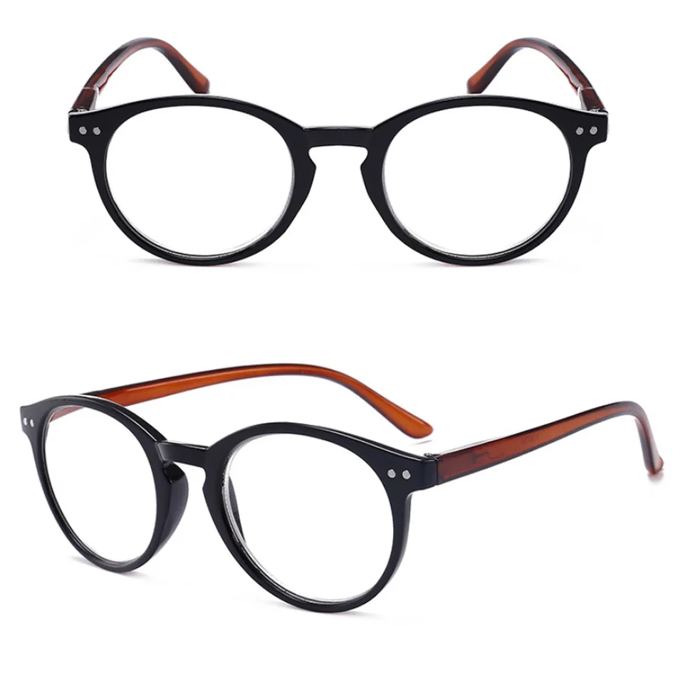 Ретро Круглые очки для чтения женщин и мужчин круглые резиновые очки молодой стиль дизайн квадратная рамка пресбиопические очки 1 1,5 2 2,5 3 3,5 4