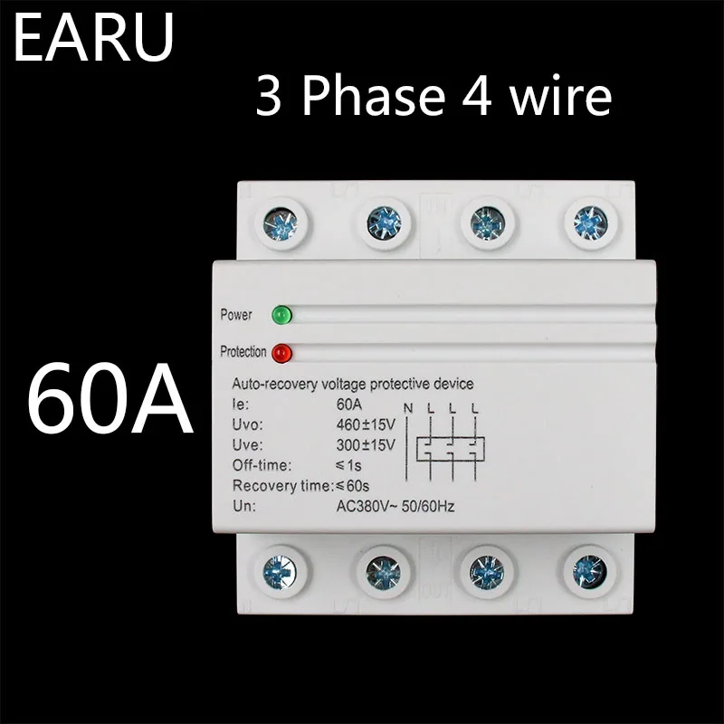 Protective 3p+n Voltage Automatic 6