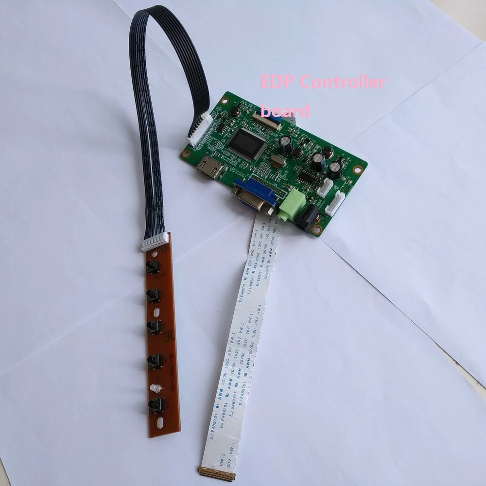 For Hb140wx1 401 Kit Vga 1366x768 Screen Display Monitor Driver Led Edp 14 30pin Lcd Diy Controller Board Edp Hdmi Laptop Repair Components Aliexpress
