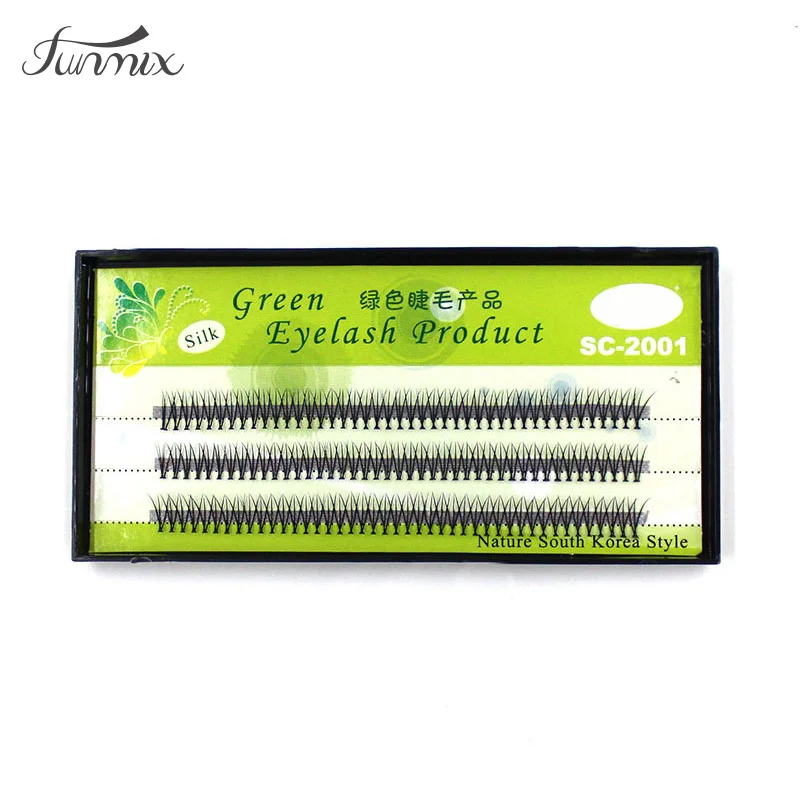 

Brand FUNMIX New Fake Lash 8/10/12mm 120 PCS Individual Natural Long False Eyelashes 120pcs Individual Maquiagem