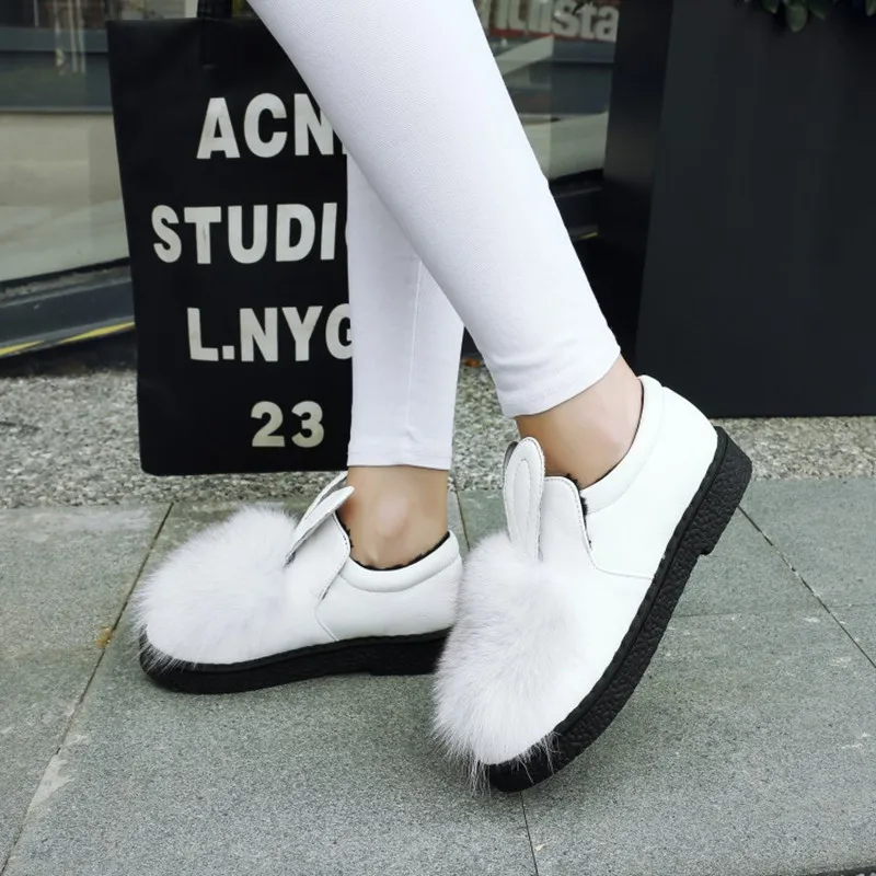 Женские туфли лоферы с бантиком и кроличьими ушками размеры 34 45|loafers slip on|flats
