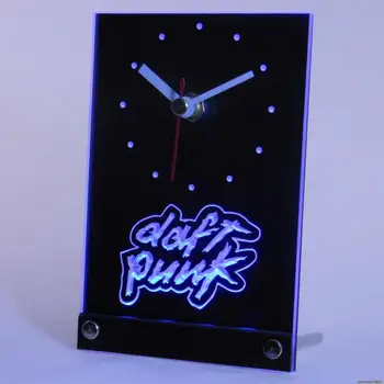 

tnc0037 DISCOVERY DAFT PUNK SCOTT GROOVES Table Desk 3D LED Clock