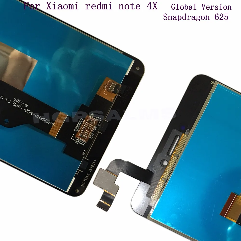 Для Xiaomi Redmi note 4X ЖК дисплей сенсорный экран дигитайзер панель Стекло сенсор в