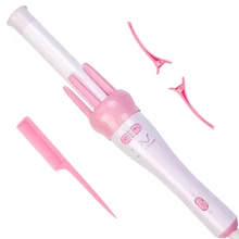 Горячая автоматическая вращающаяся расческа для волос бигуди Быстрый нагрев инструмент для укладки керамическое покрытие трубки щипцы для завивки волос милая Плойка для завивки