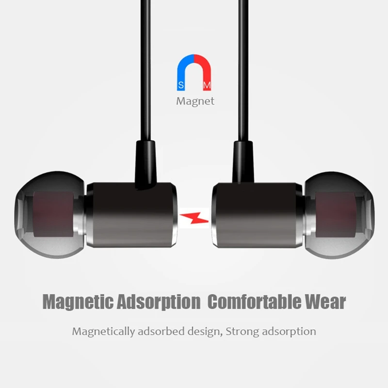 Наушники In ear с микрофоном 3 5 мм магнитные наушники игровая гарнитура для Xiaomi Samsung