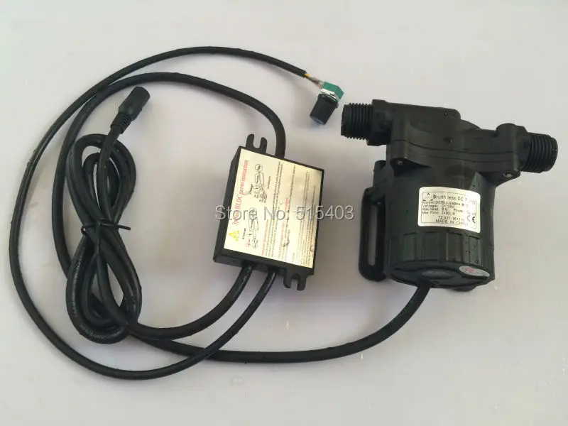 

3pcs Speed Control Pump, 24V Submersible Solar Powered Water Pump 2400LPH 8M 100% Waterproof, Low noise Small Fountain Pump