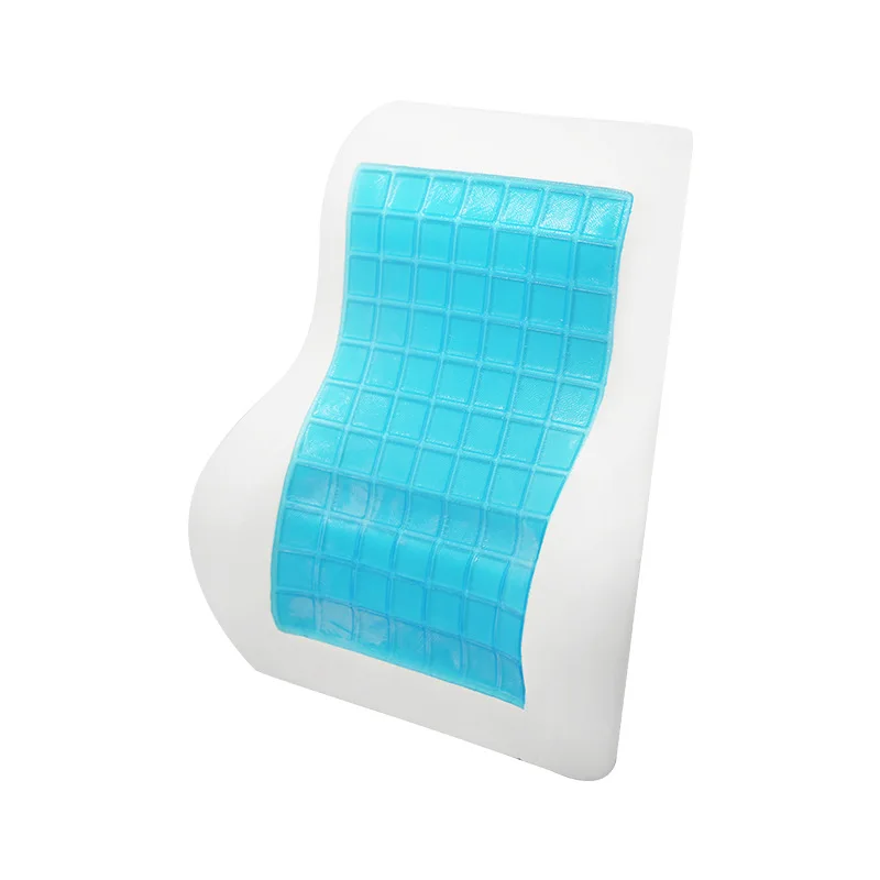 

Memory Foam Pillow High Low Back Support Big Size Whole Back Gel Cushion Pad Women Men Office Chair Wheelchair Car Seat Use