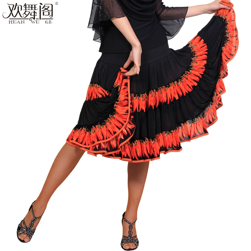 Buy Lady New Dance Skirt Adult Ballroom Dancing Skirt