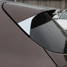 2Pcs/Set ABS Chrome Rear Tail Window Windshield Side Triangle Trim Sticker For KIA Sportage QL 2016 2017 KX5 Accessories