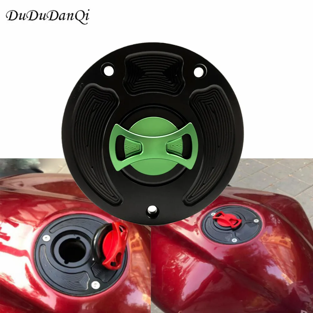 Motorcycle CNC Billet Fuel Gas Tank Covers Caps Accessories For
